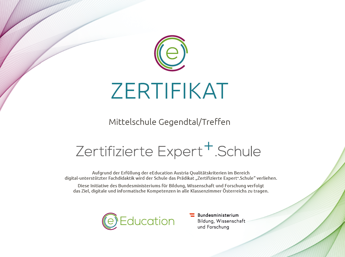 Zertifikat expert plus